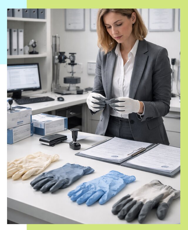 Сертификация перчаток в Пыти-Яхах от 8647 р. | Алешин-Пть