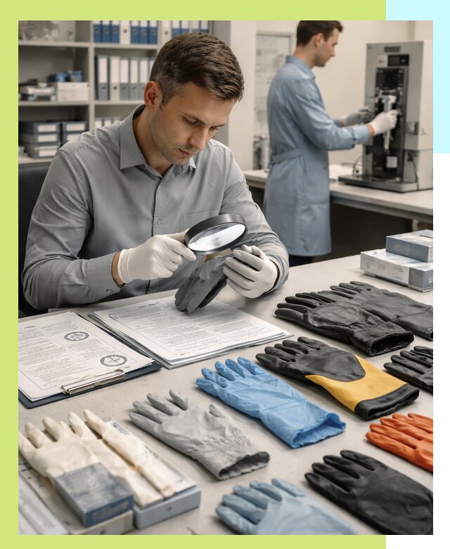 Сертификация перчаток и средств защиты продукции в Пыти-Яхах