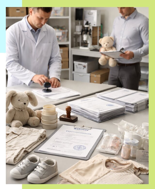 Сертификация детских товаров в Пыти-Яхах от 15260 р. | Алешин-Пть