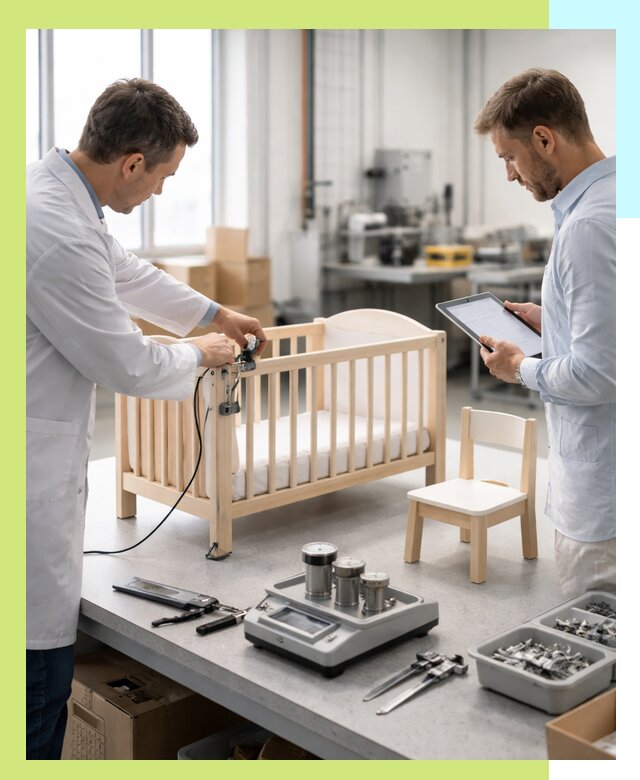 Сертификация детской мебели и проверка безопасности в Пыти-Яхах