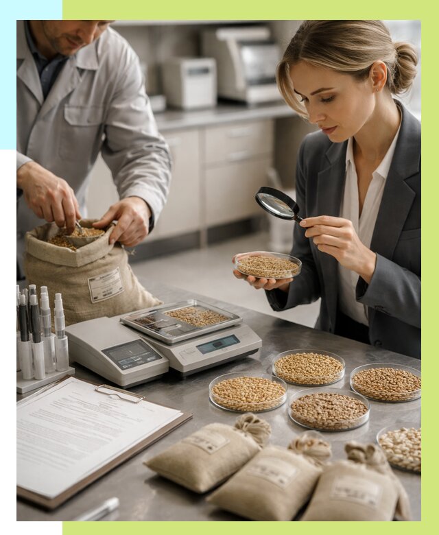 Сертификация зерна в Пыти-Яхах по цене от 15260 р. | Алешин-Пть