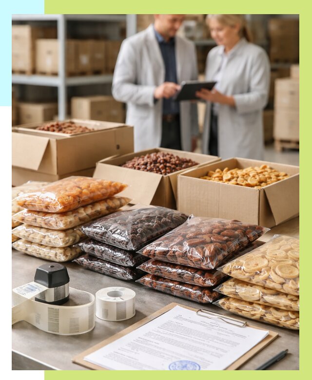 Сертификация сухофруктов в Пыти-Яхах от 12208 р. | Алешин-Пть под ключ