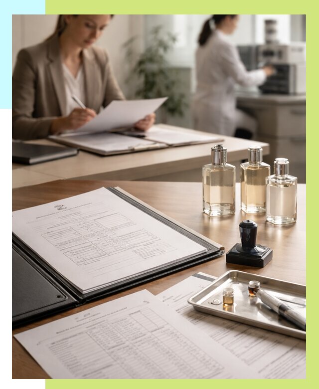 Сертификация парфюмерии в Пыти-Яхах от 15260 р. | Алешин-Пть