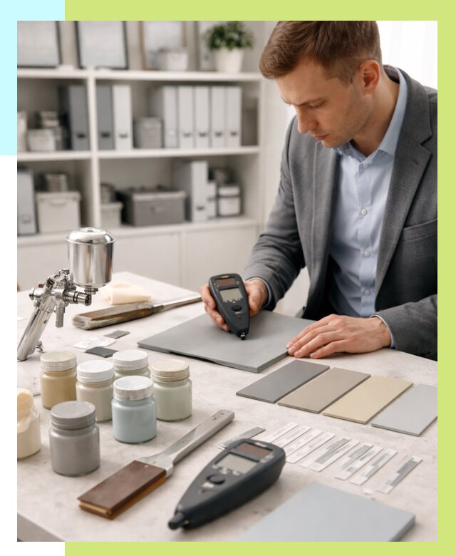 Сертификация краски в Пыти-Яхах от 25433 р. | Алешин-Пть центр