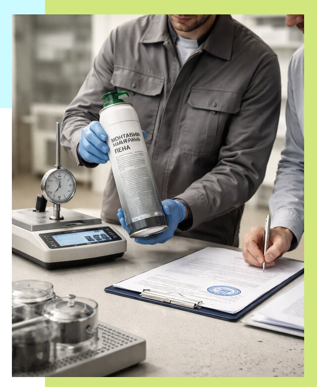 Сертификация монтажной пены в Пыти-Яхах от 15260 р. | Алешин-Пть