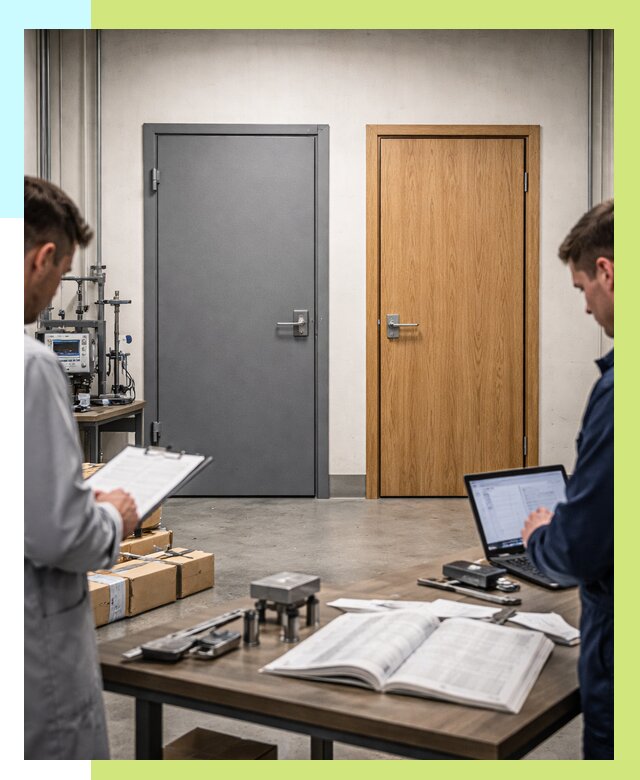 Сертификация дверей в Пыти-Яхах от 8138 р. под ключ | Алешин-Пть