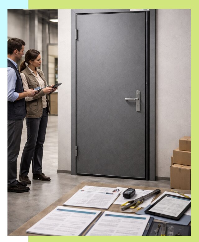 Сертификация противопожарных дверей в Пыти-Яхах от 9156 р. | Алешин-Пть