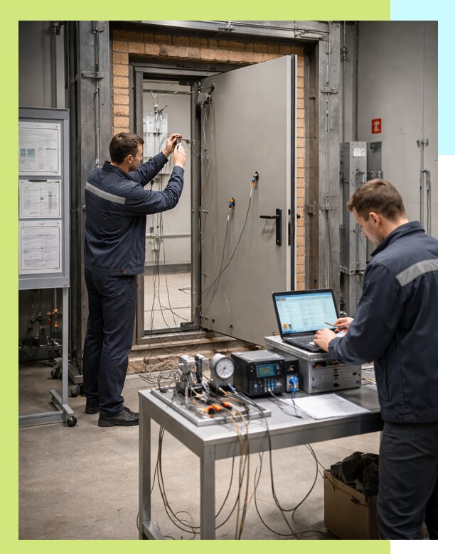 Сертификация противопожарных дверей в Пыти-Яхах по ГОСТ и ТР