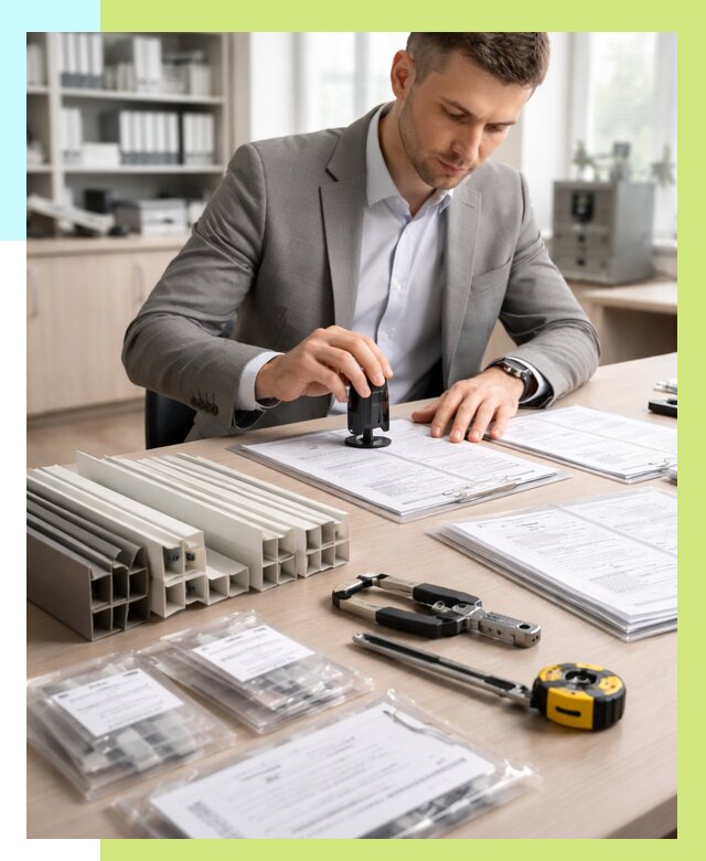 Сертификация ПВХ продукции в Пыти-Яхах от 8647 р., Алешин-Пть