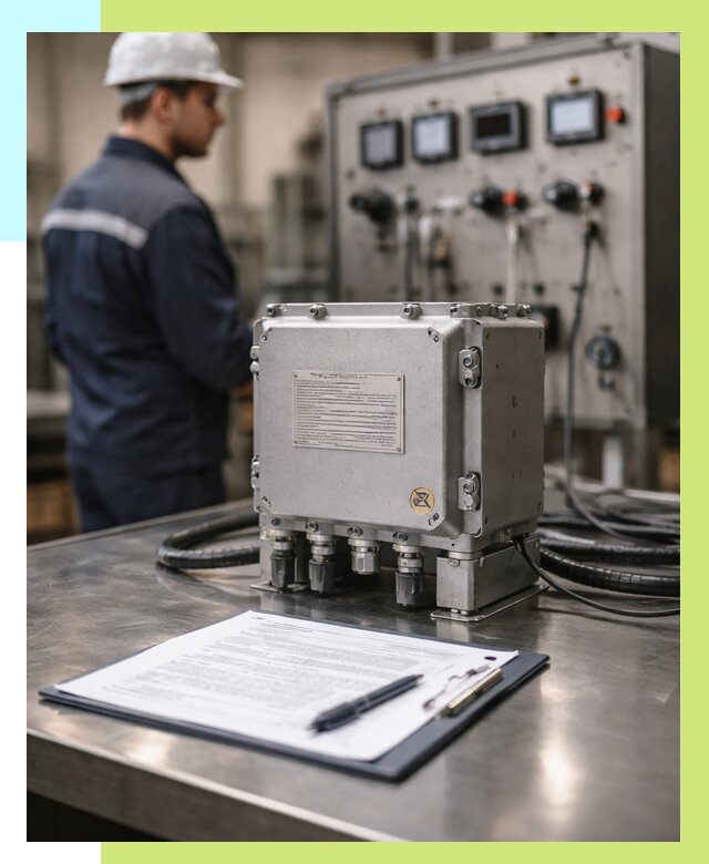 Сертификация взрывозащищенного оборудования в Пыти-Яхах от 35606 р. | Алешин-Пть