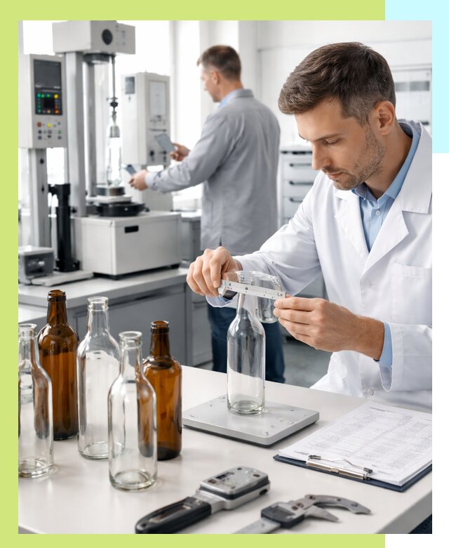 Сертификация стеклянных бутылок и сопутствующей упаковки в Пыти-Яхах