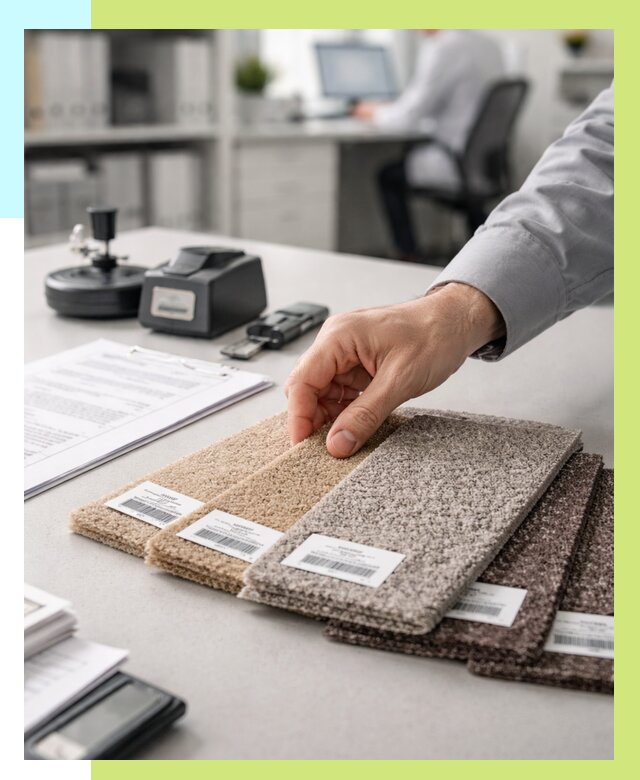 Сертификация ковролина в Пыти-Яхах от 15260 р., Алешин-Пть