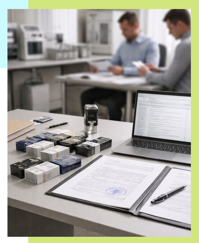 Сертификация сигарет под ключ в Пыти-Яхах от 45779 р. | Алешин-Пть