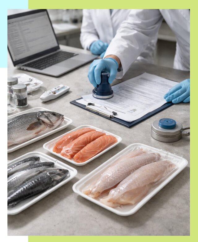 Сертификация рыбы и сертификат в Пыти-Яхах от 15260 р. | Алешин-Пть