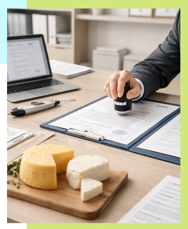 Сертификация сыров в Пыти-Яхах от 15260 р | Сертификат на сыр Алешин-Пть