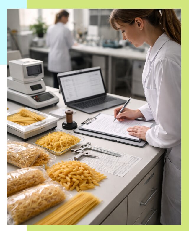 Сертификация макаронных изделий в Пыти-Яхах от 15260 р. | Алешин-Пть