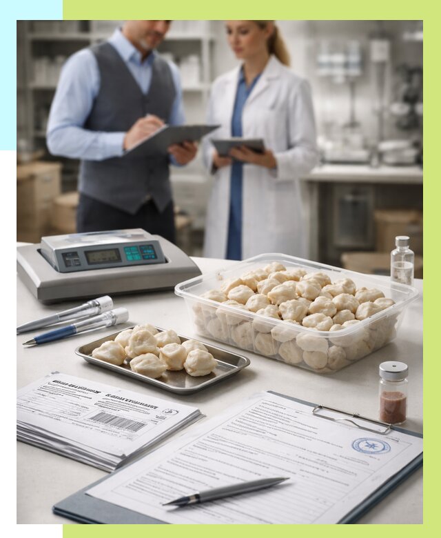 Сертификация пельменей в Пыти-Яхах от 15260 р. срочно | Алешин-Пть