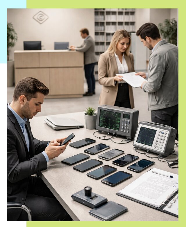 Сертификация телефонов в Пыти-Яхах от 25433 р. под ключ | Алешин-Пть