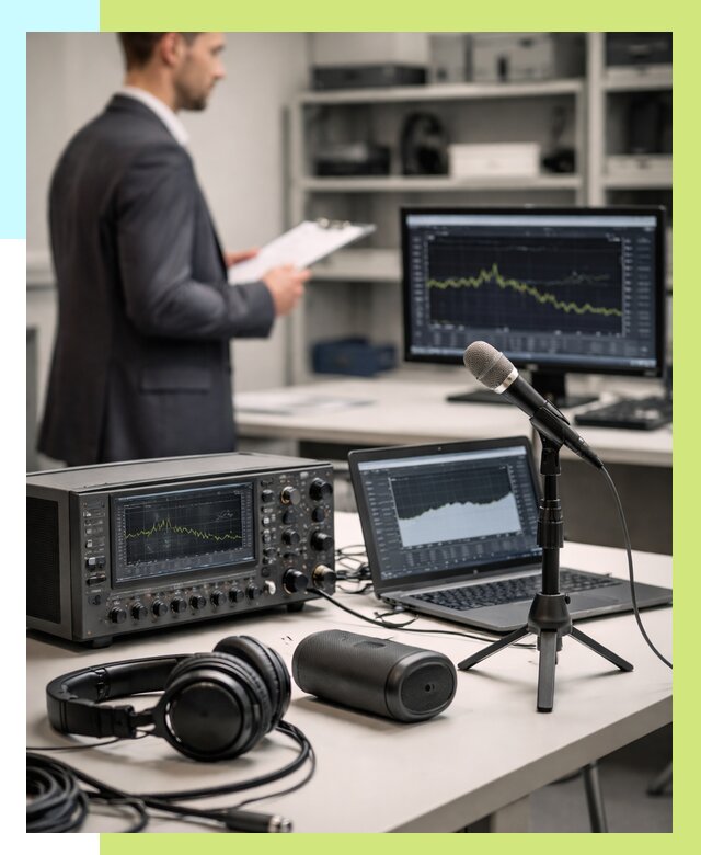 Сертификация аудиотехники в Пыти-Яхах от 15260 р., Алешин-Пть