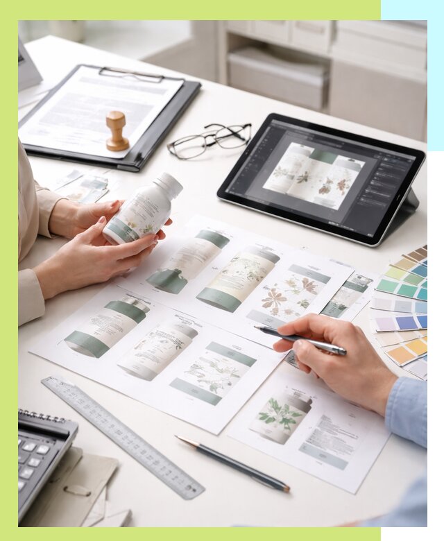 Профессиональная разработка дизайна и текста этикетки продукции в Пыти-Яхах