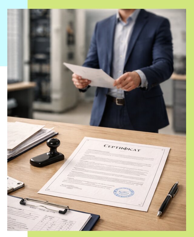 Сертификат на оборудование в Пыти-Яхах от 15260 р. | Алешин-Пть