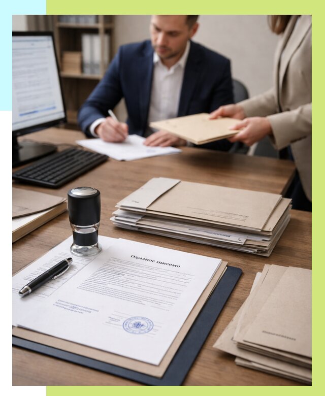 Отказное письмо для таможни в Пыти-Яхах от 3052 р, Алешин-Пть