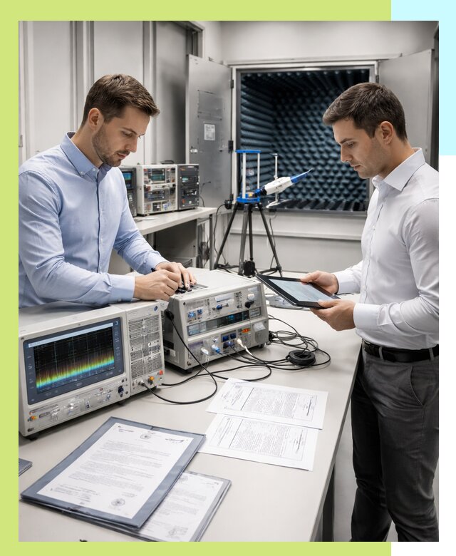 Оформление и выдача сертификата ЭМС для продукции в Пыти-Яхах