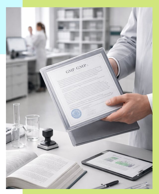 Сертификат GMP в Пыти-Яхах под ключ от 86471 р. | Алешин-Пть