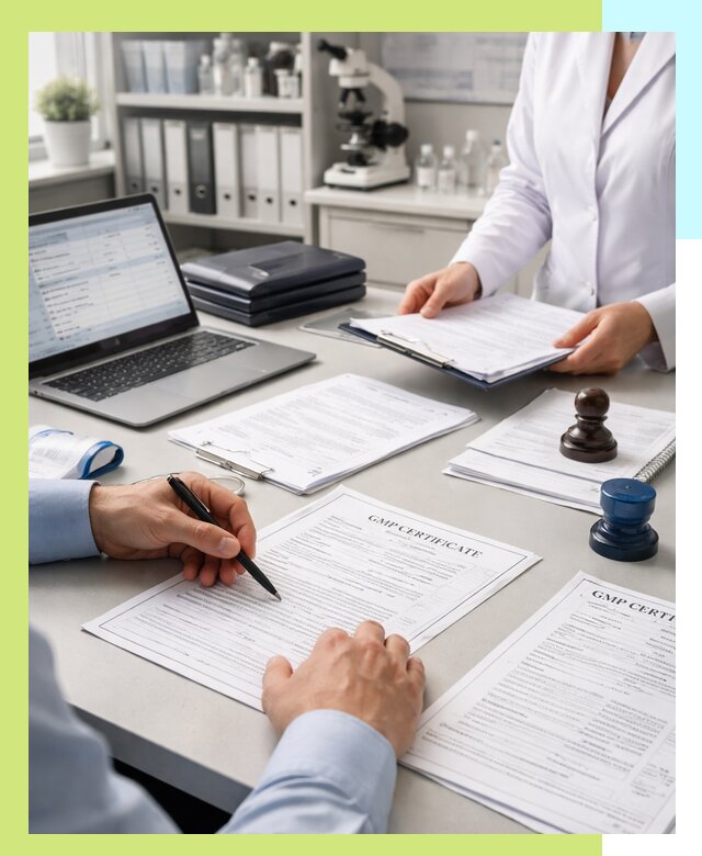 Оформление сертификата GMP в Пыти-Яхах для фармпроизводства