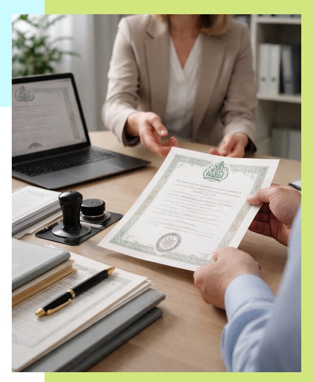 Халяль сертификат в Пыти-Яхах, получить от 15260 р. | Алешин-Пть