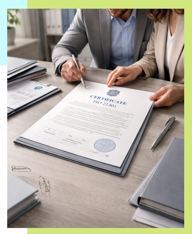 Сертификат ISO 22301 в Пыти-Яхах от 45779 р. | Алешин-Пть срочно