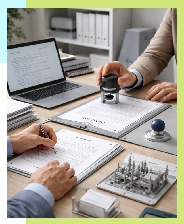 Сертификат ISO 29001 в Пыти-Яхах под ключ от 76298 р. | Алешин-Пть