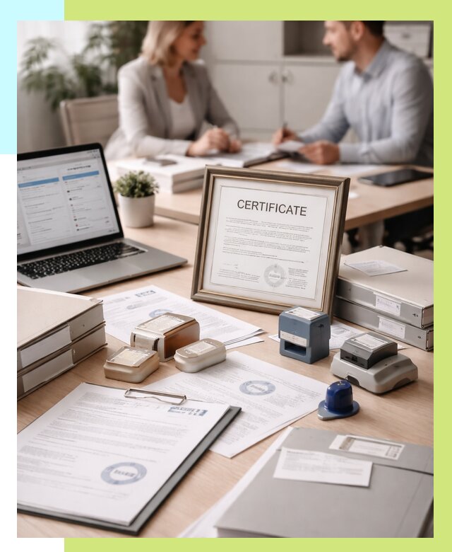 Сертификация компании в Пыти-Яхах от 45779 р. | Алешин-Пть — заказ